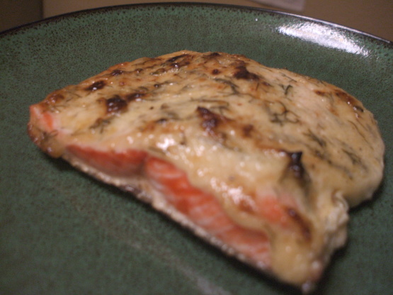 Baked Salmon With Herbed Mayonnaise Recipe - Genius Kitchen