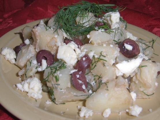 Potato Salad With Feta Cheese And Olives Recipe - Genius Kitchen