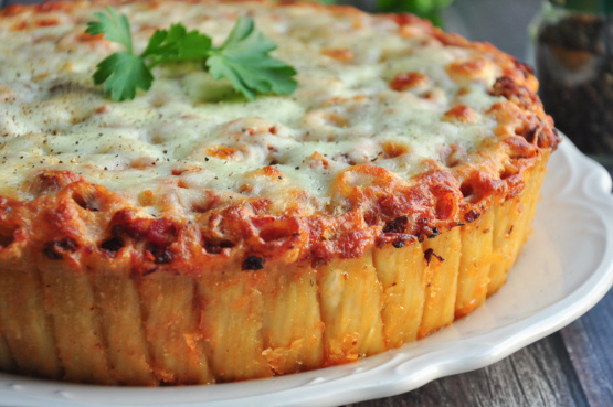 Rigatoni Pasta Pie