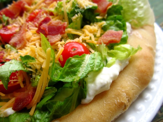 Blt Ranch Salad Pizza Pampered Chef Recipe Genius Kitchen