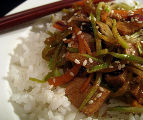 Asian Pork And Veggie Stir Fry Recipe - Genius Kitchen