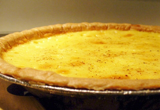 Egg Custard Pie Recipe - Genius Kitchen