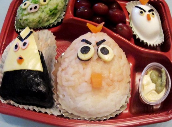 Angry Birds Onigiri Bento Box Recipe - Genius Kitchen