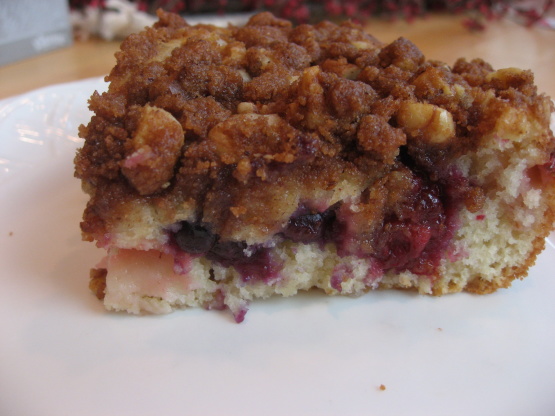 Streusel Topped Triple Berry Coffee Cake Streusel Topped Triple Berry Coffee Cake