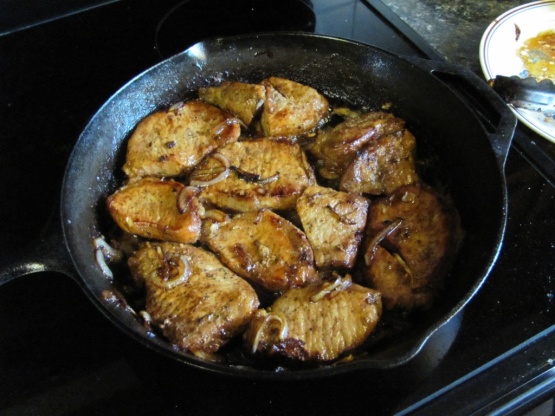pan seared pork chops recipe