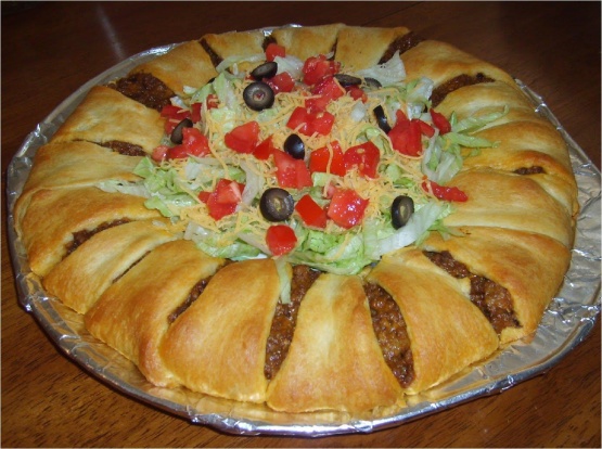 Taco Ring From Pampered Chef) Recipe - Genius Kitchen