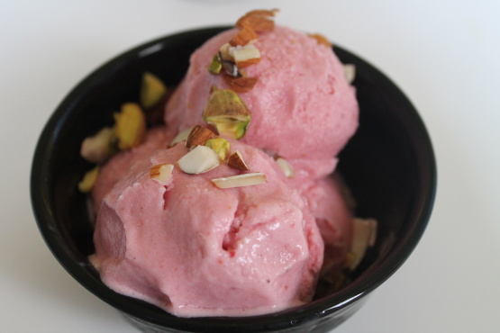 Strawberry Frozen Yogurt Without Ice Cream Maker Recipe - Genius Kitchen