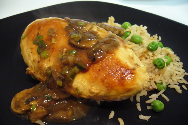 Chicken With Wine and Mushrooms