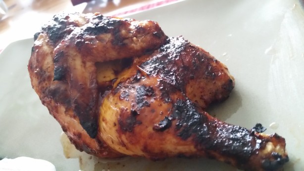 Chili-Rubbed Chicken with Barbecue Table Mop