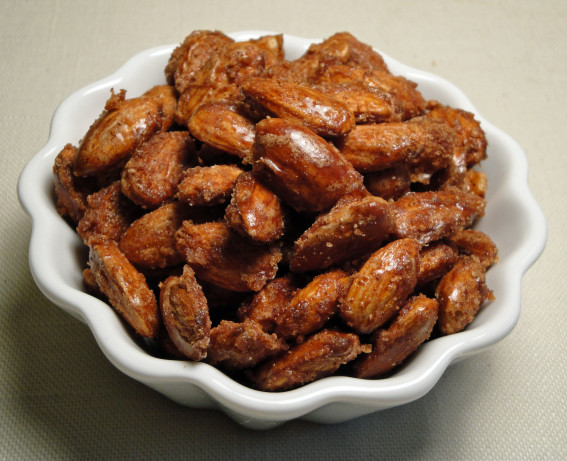 almonds brown sugar cinnamon