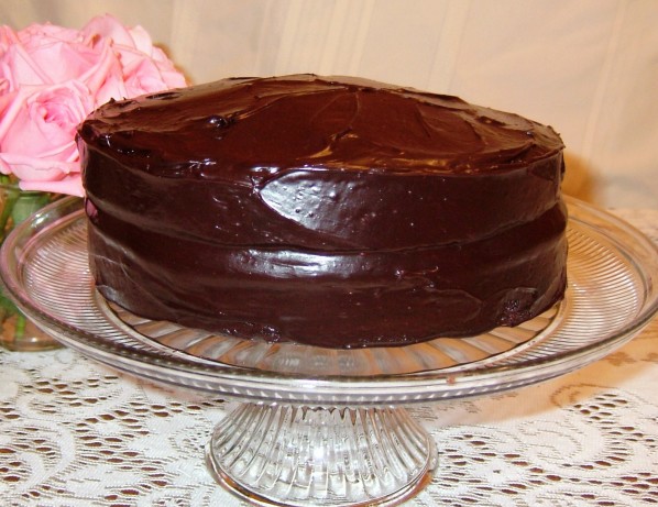 Old Fashioned Chocolate Cake With Glossy Chocolate Icing Recipe 9615