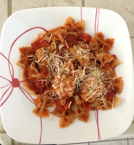 Chicken And Pasta With Marinara Sauce Recipe - Food.com