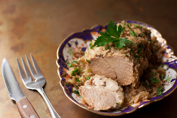 Crock Pot Pork Roast And Sauerkraut Recipe - Food.com
