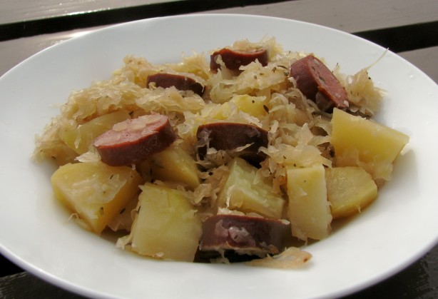 Grandpas Sauerkraut And Kielbasa Recipe