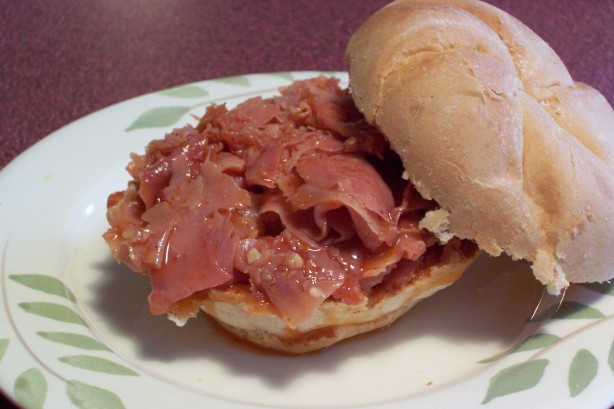 what to serve with ham barbecue sandwiches