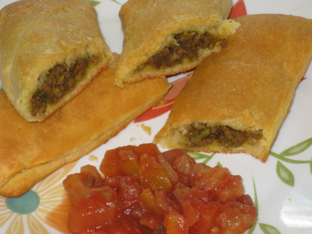 Spicy Jamaican Meat Pies With Island Salsa Recipe Food Com