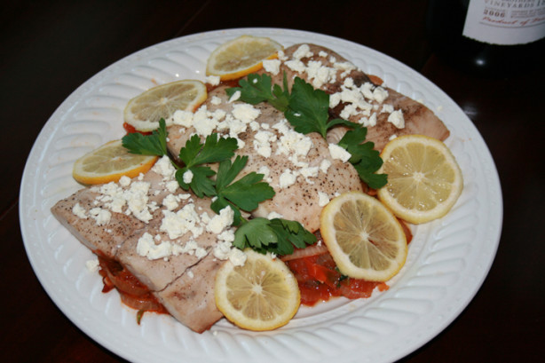 Broiled Mahi-Mahi With Parsleyed Tomatoes And Feta Recipe - Food.com