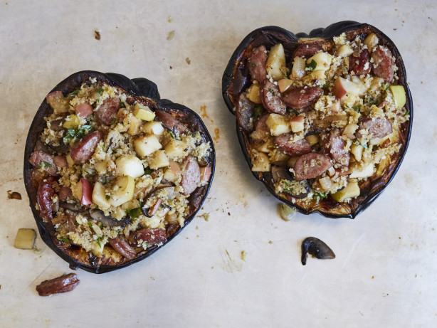 sausage apple stuffed acorn squash sausage apple stuffed acorn squash