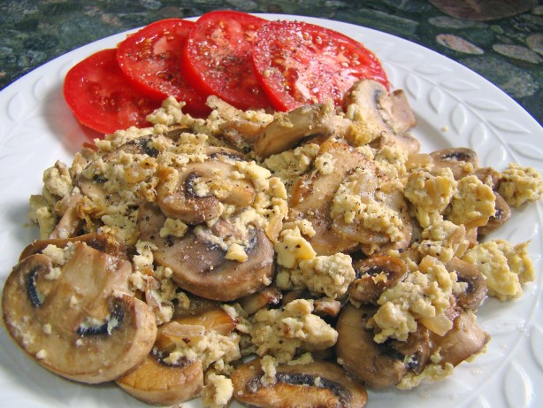 Scrambled Eggs With Mushrooms, Onions And Parmesan Cheese Recipe - Food.com
