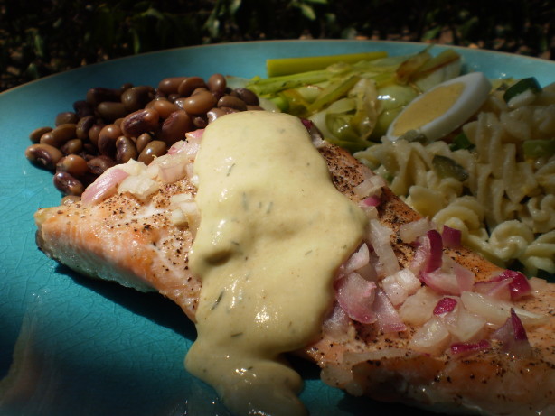 Salmon With Mustard Sauce. Recipe - Food.com