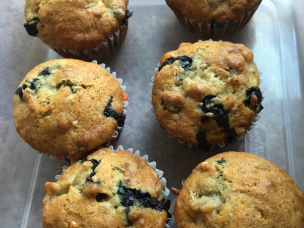 Easy Moist Banana Blueberry Muffins Recipe Food easy-moist-banana-blueberry-muffins-recipe-food