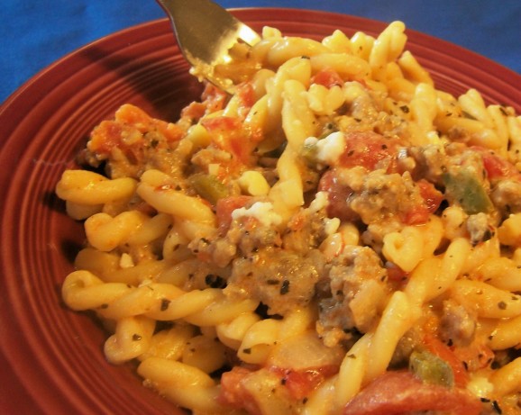 Creamy Sausage-Tomato Rotini Recipe - Food.com