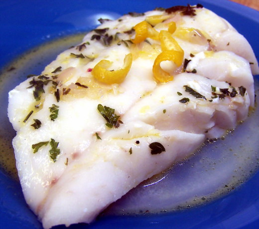 Poached Cod With Lemon-Butter Sauce Recipe - Food.com
