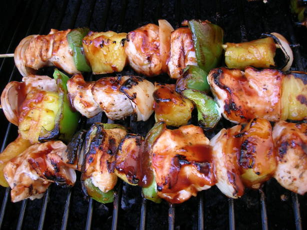 Sweet BBQ Chicken Kabobs Recipe - Food.com