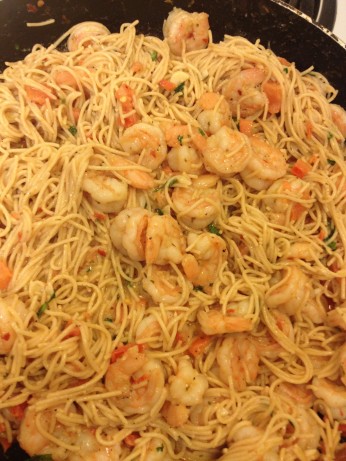 Kittencals Lemon Shrimp Scampi With Angel Hair Pasta ...