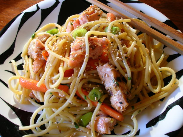 Asian Salmon Noodle Salad Recipe - Food.com