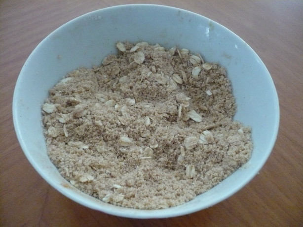 oat crumble topping for pie