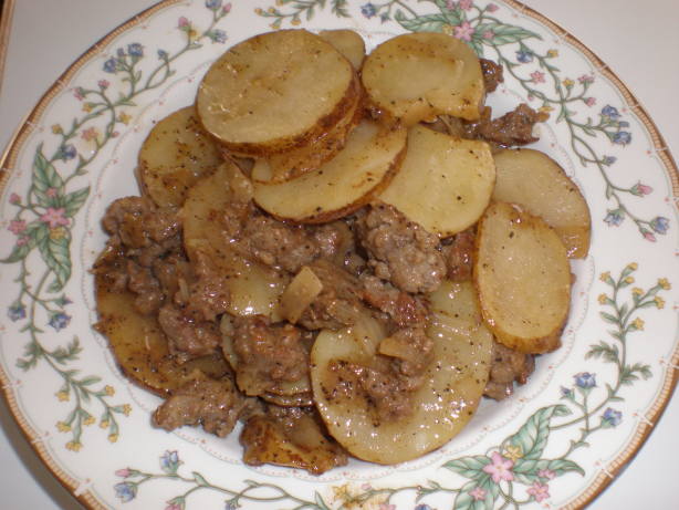 Italian Hamburger Potato Skillet Recipe - Food.com