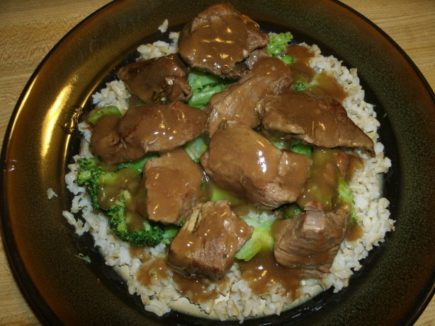 Braised Beef Tips Over Rice Recipe - Food.com