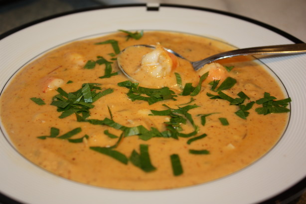 Mad Dog's Southwestern Shrimp Bisque