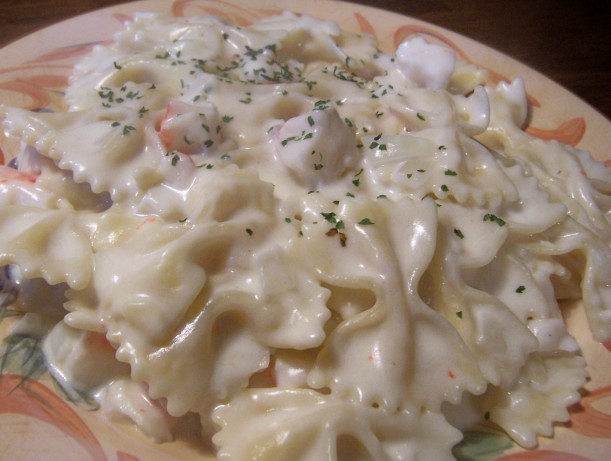 White Sauce Crab Pasta Recipe - Food.com