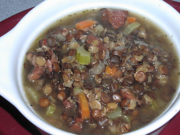 1-Hour Smoky Ham And Lentil Soup Recipe - Food.com