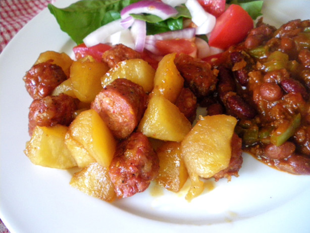 Smoked Sausage And Apples Recipe - Food.com
