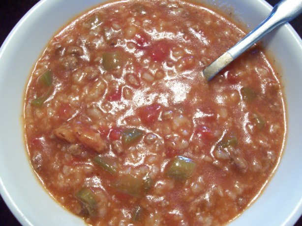 Stuffed Green Bell Pepper Soup Recipe - Food.com