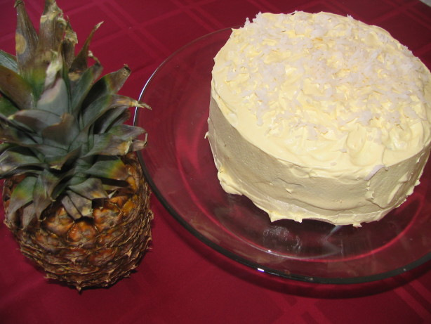 Hula Hula Cake W Cool Whip Frosting Recipe