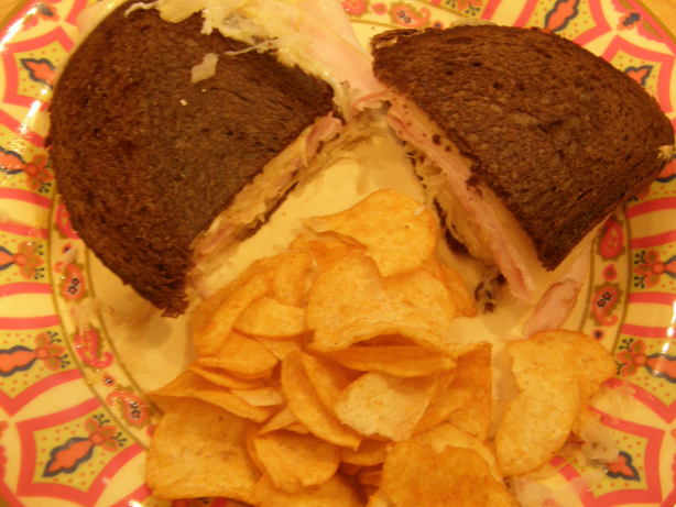 Turkey Reuben Grilled Sandwiches Recipe Food Com