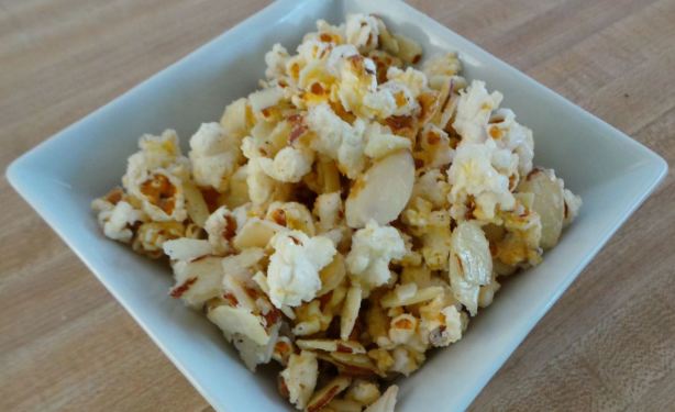 Recipe Almond recipe Glazed almond Food.com popcorn   Popcorn