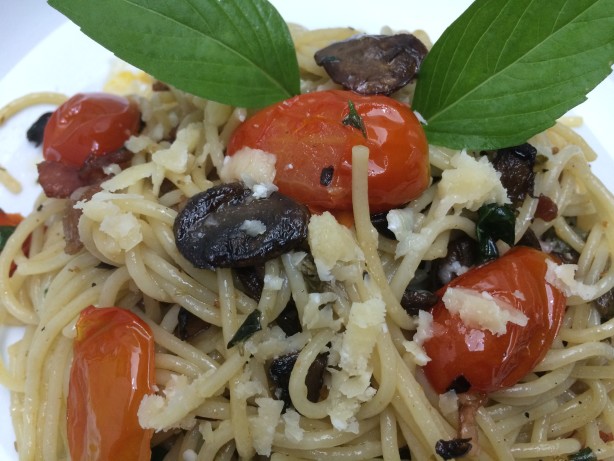 Mushroom-Bacon Pasta Recipe - Food.com