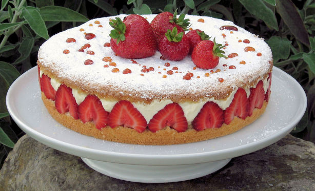Strawberry Cream Cake Recipe - Food.com