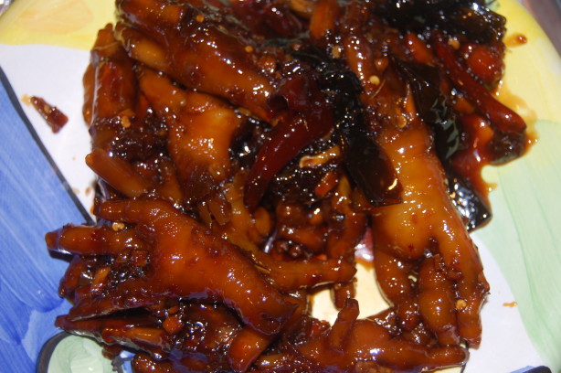Ginger Glazed Chicken Feet With Brown Sugar And Soy Recipe ...
