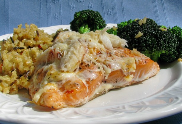 Baked Salmon Topped With Crab Recipe - Food.com