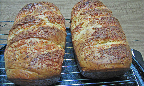 homemade asiago cheese bread