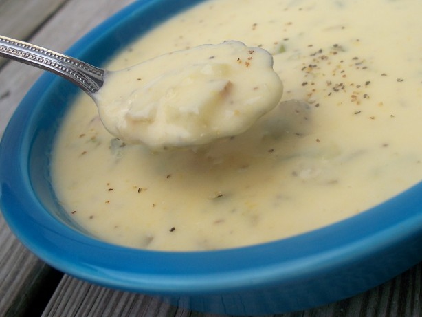 What is a quick recipe for potato soup?