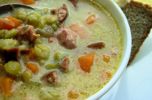 Country Style Smoked Sausage, Ham And Split Pea Soup Recipe - Food.com