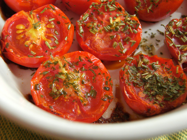 Baked Baby Roma Tomatoes Recipe