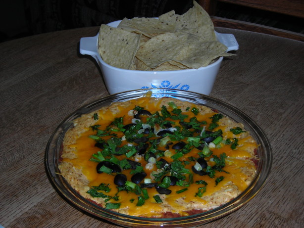 touchdown taco dip pampered chef recipe